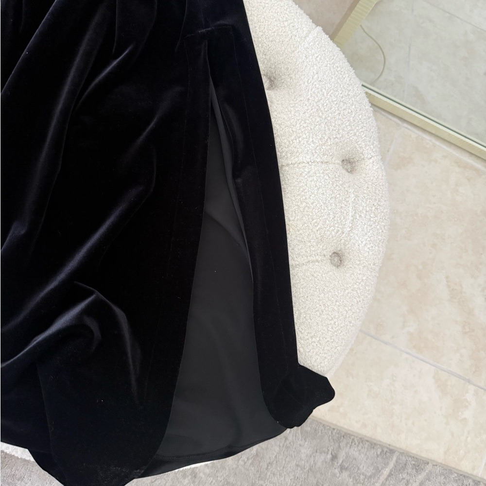 Black Velvet Sleeveless dress from Chico’s, size 3 by Chico’s, equal to XL( 16) - Picture 4 of 4
